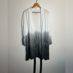 Seed to Style 100% Organic Cotton Cardigan Kimono Robe  XL-1X Minimalist luxury